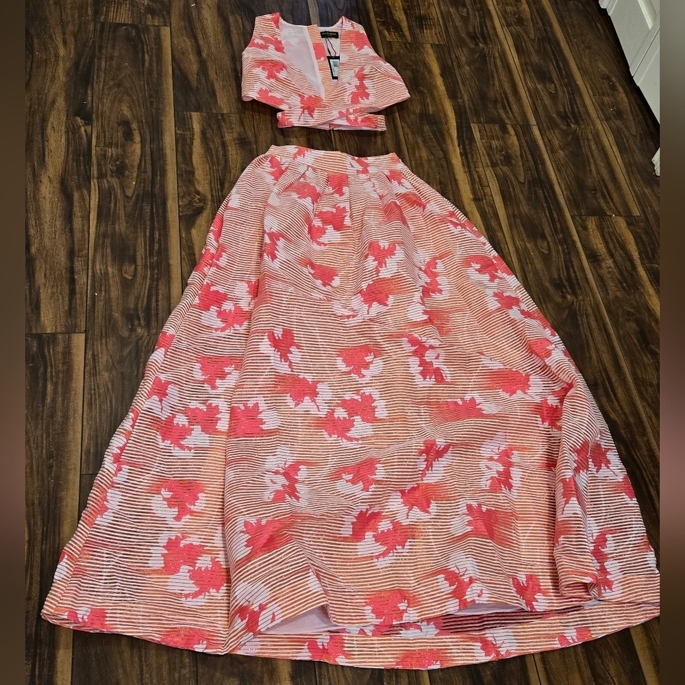Ramy Brook Jana Floral Two-Piece sz 2 - Picture 2 of 12